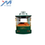 Classic Design Dingding City petrol gasoline electric sightseeing bus car For Sale