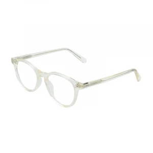 Classic style resin lenses unisex fashion trendy optical eyeglasses frame transparent clear acetate blue light blocking glasses