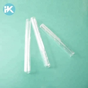 Clear Lab high quality test tube borosilicate Wholesale different sizes flat bottom glass test tube