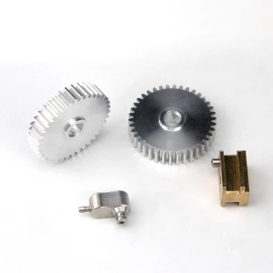 CNC aluminum alloy gear parts processing metal parts hobbing gear parts processing