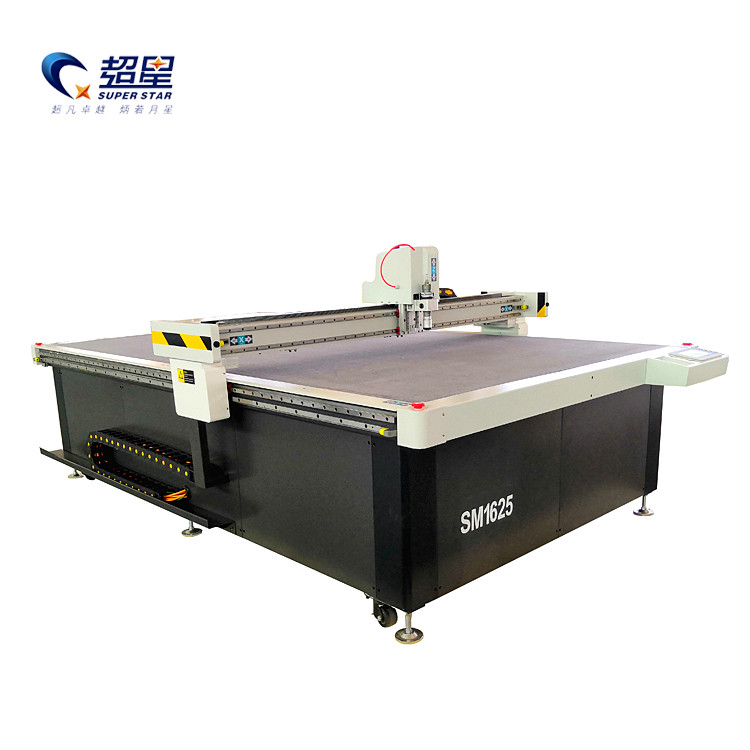 CNC vibrating knife car mat cutting machine for leather rubber mat