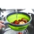 Import Collapsible Silicone Colanders Silicone kitchen Strainer Space-Saver Folding Strainer Colander from China