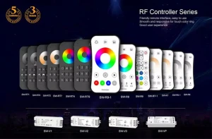 Color Adjustment Wireless Remote Control Dimmer for RGB RGBW CTA Monochrome LED Strip