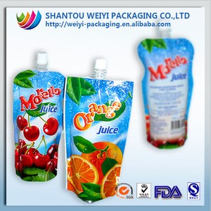 color printing vegetables juice bag in box juice container
