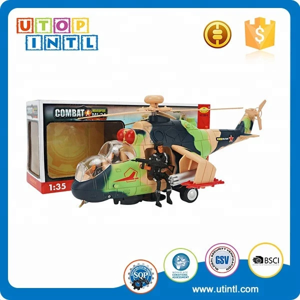 combat helicopter battery operated toy with light and music