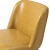 Comfortable yellow PU leather high chair for bar table