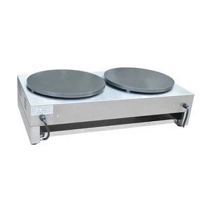 Commercial Stainless Steel IS-FYA-2 Electric Double Head Crepe Maker Pancake Machine