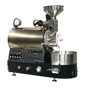 Commercial use safest 304 stainless steel gas coffee roaster