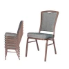 Conference Room Furniture Brown Painting Modern Stackable Conference Chair
