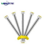 Corrugated Flexible Stainless Steel Water Line, Water Heater Connector, for Water Heater, Softener, Boilers