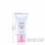 Import cosmetic plastic empty cream oval tube flat tube for body lotion or cleanser  tube with square cover from China