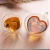Import Creative heart shaped double wall glass juice beverage coffee tea cups from China