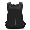 Creative new fashion zip lock anti theft business laptop backpack men