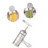 Creative Stainless Steel Manual Machine Hand Pressure Noodle Machine With 5 Pcs Mold Mouth Kitchen Cooking Tools H397