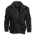 Import Cross-border Amazon eaby wish plus velvet thickened mid-length washed cotton jacket cotton clothing large size loose coat from China