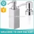 Custom 350ml 500ml 1000ml Liquid Soap Pump Plastic Bottle Top Dispenser Brush Wall Mounted Double Soap Dispenser For Shampoo