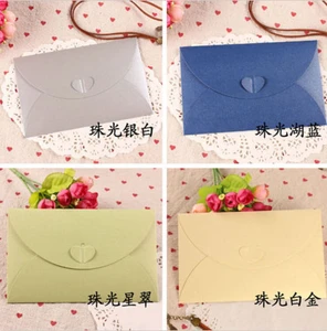 Custom Colored Gift Card Invitation Cardboard Paper Envelope
