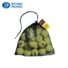 custom design mesh material tennis ball bag