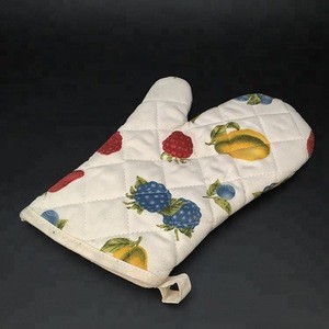 Custom Heat Resistant Cooking Kitchen Microwave Cotton Oven Gloves/Mitts