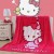 Custom Hello Kitty Cartoon Printed Children&prime; S Flannel Casual Blanket