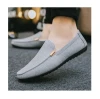 custom Large size soft mens bean shoes men boat shoes gommino driving loafers
