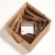 Import Custom Logo Cake Flower Brown Kraft Square Bottom Gift Paper Bags With Handles from China