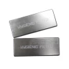 custom logo stainless steel identification plates nameplate laser engraved metal name plate for your brand