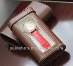 custom made leather watch box/fashionable leather Watch Case