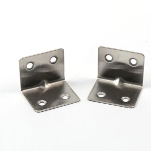 Custom Made Right Angle Galvanized Shelf Support For Steel Cabinet Bracket 60x60
