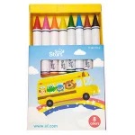 Custom OEM Hot Sale Multicolor Crayon Set Graffiti Crayon Children's Kid's Painting Supplies Stationery Gift
