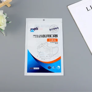 custom packaging bag disposable plastic packing zipper bags with printed