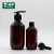 Import Custom PET Plastic Cosmetic Bottles Packaging Amber Plastic Lotion Bottle 200ml 500ml Shampoo Bottle with Pump from Pakistan