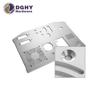 custom precision aluminum front panels of cnc milling for keyboard/auto parts