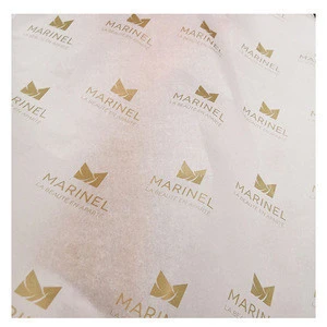 Custom printed logo gift tissue paper, clothing wrapping tissue paper