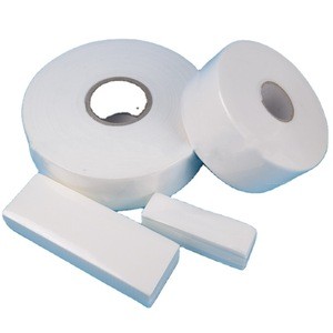 Custom private label soft non-woven colored hair removal wax paper tissue roll disposable wax strips for beauty
