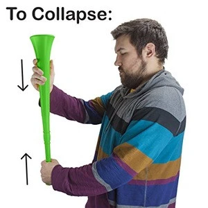 Customization Collapsible Vuvuzela Plastic Football Game Horn