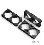 Customization Cylindrical Battery Holder Bracket Custom 18650 Li-ion Abs + Pc Plastic 18650 Battery Holder