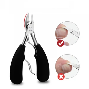 Customized 5pcs Stainless Steel Pedicure Foot Care Tools Set With Toenail Cerrector Cuticle Nipper