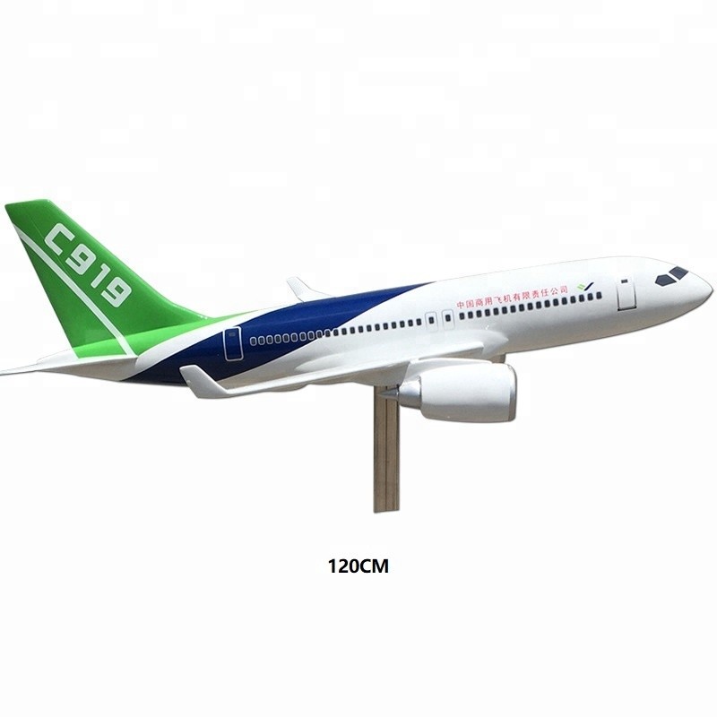 CUSTOMIZED BEST TRAVEL GIFT COMPANY SOUVENIOR BOEN REAL LOOK AIR PLANE RESIN MOULD