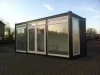 Customized Container Design Showroom Timber Glass Display Prefab House Container In Canada