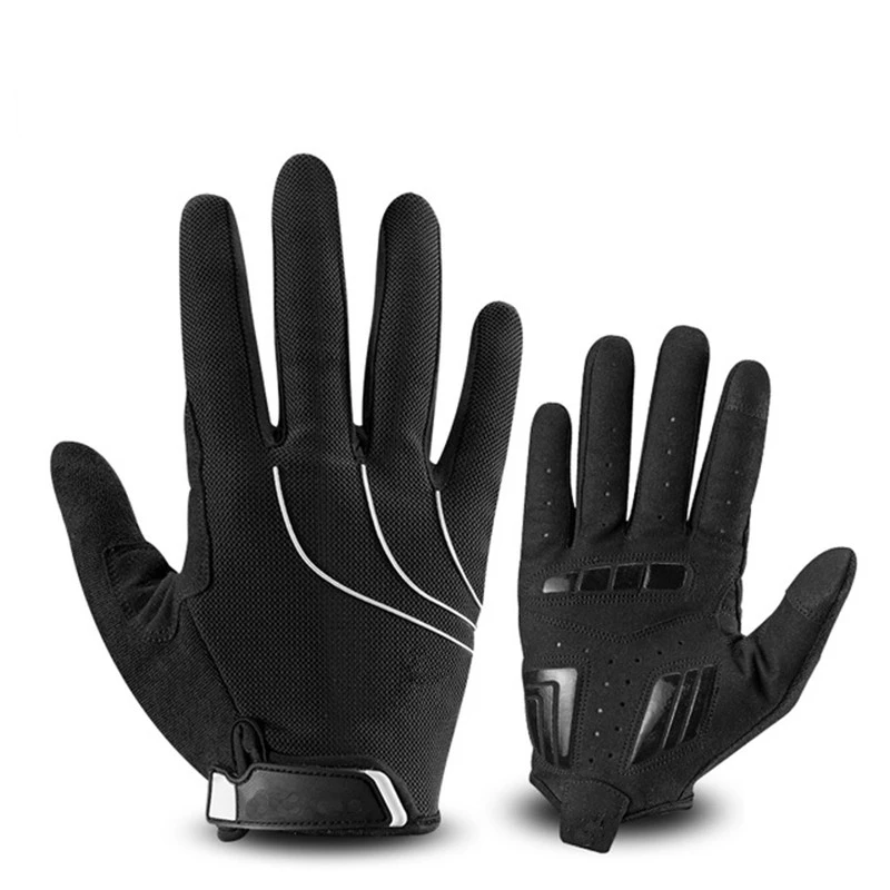 Customized Cycling full finger Gloves Riding MTB Bike Windproof Thermal Warm Bicycle Winter Autumn Black Motorcycle Glove