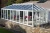 Import Customized Free Standing Aluminum Frame Winter Garden Sunroom Conservatory  Glass Garden House sunroom from China