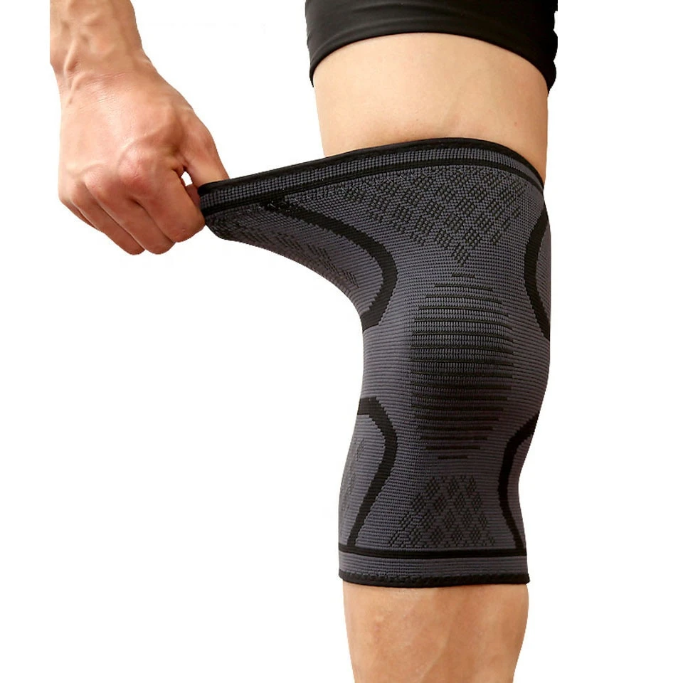Customized Logo Sports Jogging Compression Knee Sleeve