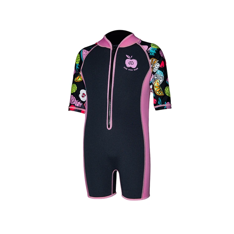 Customized Watersports 2.0mm Neoprene Kids Surfing Diving Swimming Wetsuit with Frontzip
