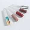 CY016 In stock Octagonal liquid lipstick container 5ml empty lip gloss tube with brush