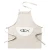 Import D219 Kitchen oil-proof Home Cooking Padded Waist Overalls Cotton linen plain waterproof Apron from China