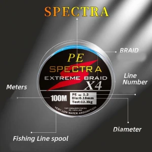 Dalian SKNA Fishing Line Pe spectra line color 10m one color
