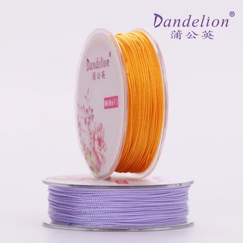 Dandelion F3 0.45~0.9mm Jewelry Cord Polyester Thread Jewelry Accessories Bracelet Necklace Material