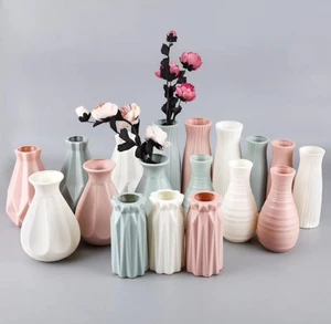 decorative elegance  Promotional Creative New Plastic  Flower Vases vase