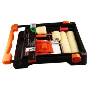 Deluxe paint tray set for home painting roller brush tools box